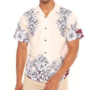 Fashion Nova - Men's Floral Woven Top
